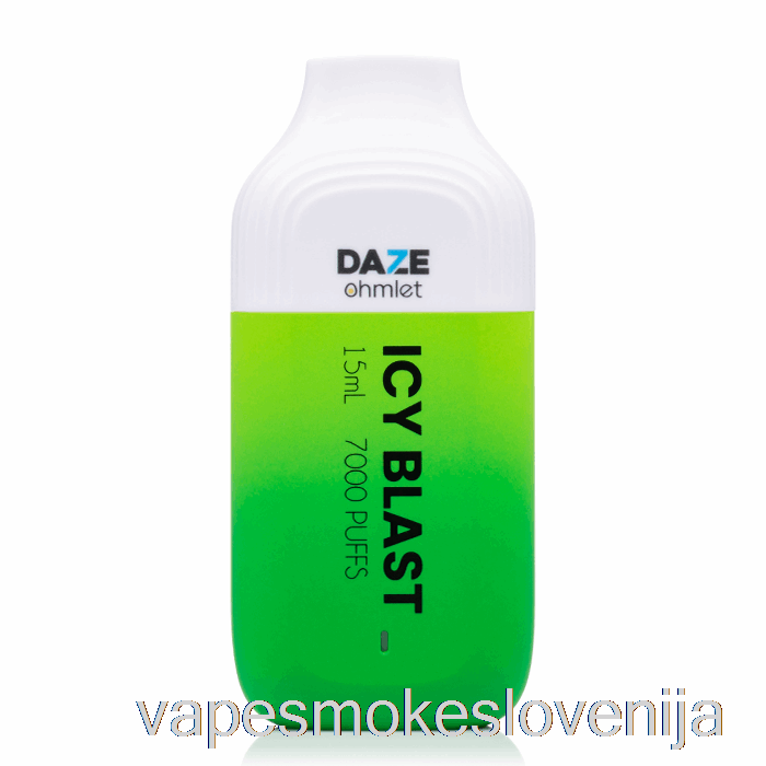 Vape Za Enkratno Uporabo 7 Daze Ohmlet 7000 Za Enkratno Uporabo Icy Blast